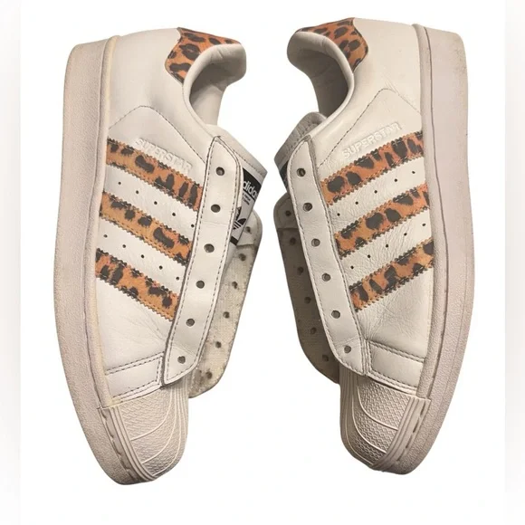 Adidas Superstar Animal Print Sneakers - Picture 2 of 5
